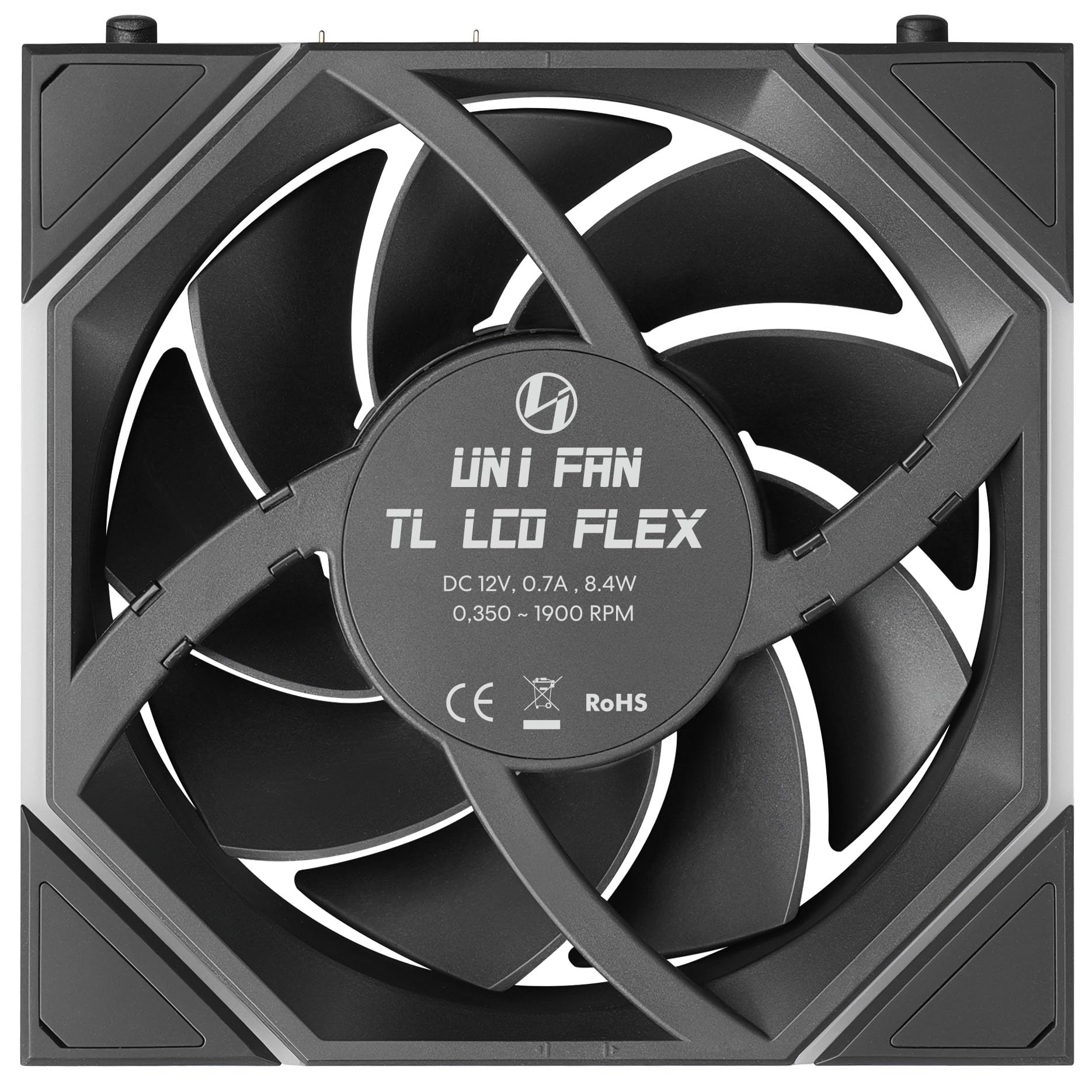 Lian Li UNI FAN TL Flex LCD 120 Noir (1 pièce)