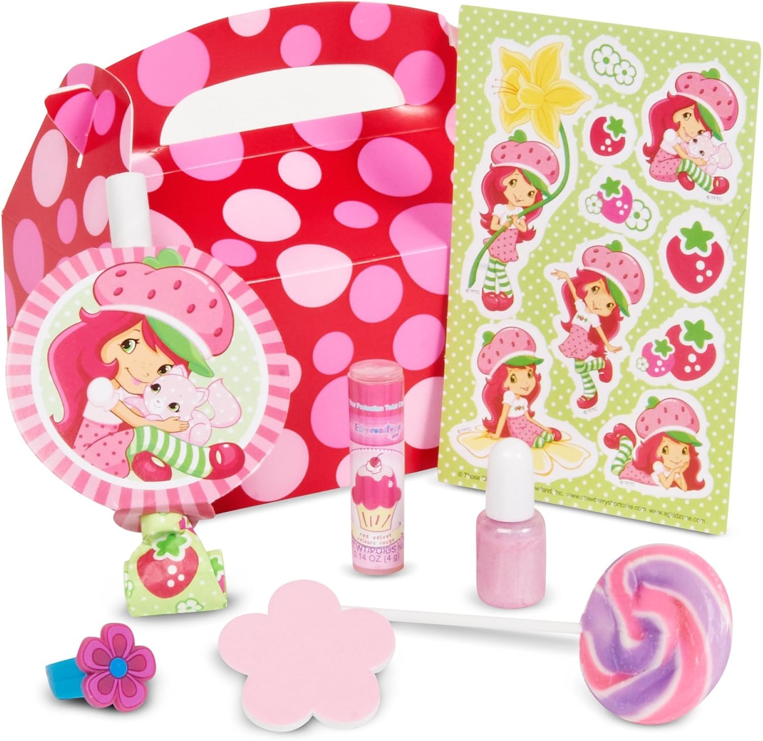 Amazon Strawberry Shortcake Party Favor Box ストロベリーショートケーキパーティーの好意の