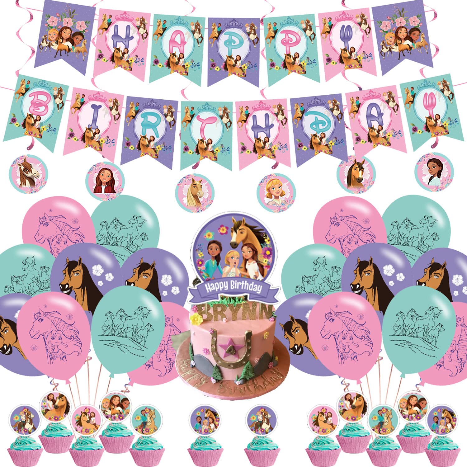 Buy Spirit Riding Horse Girls Party Decorations,Spirit Riding Free