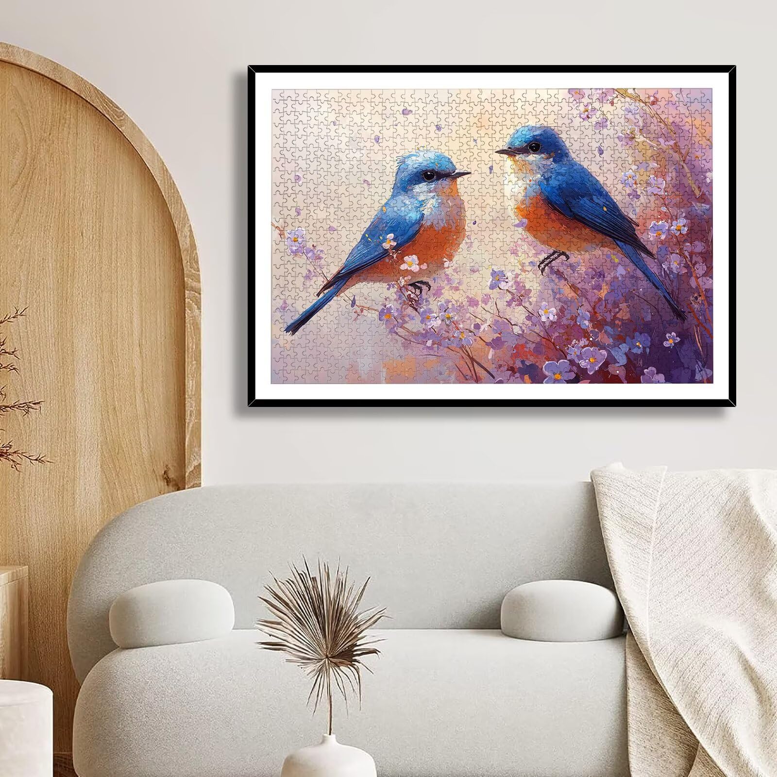 Puzzle 4000 Piezas Pájaro, Puzzle Flor con Caja para Adultos, 141.5x87.5cm, DIY 4000 Piezas Rompecabezas Madera para Adultos, Rompecabezas Desafiante para Decoracion Hogar y Pared, Regalo Mujer, -7473