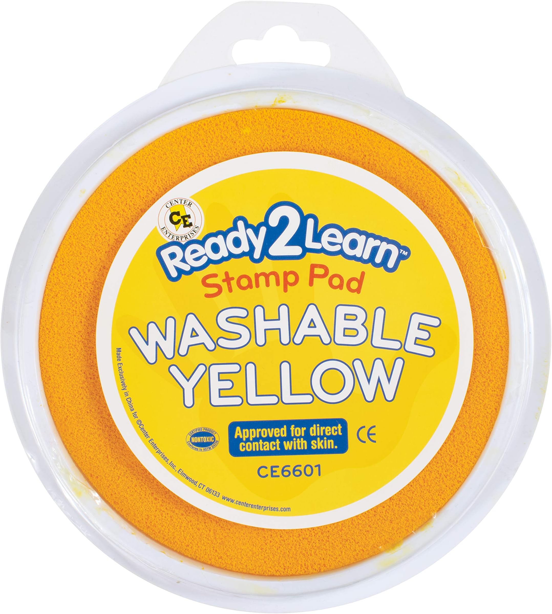 Center Enterprise CE6601 READY2LEARN Circular Washable Pad, Yellow