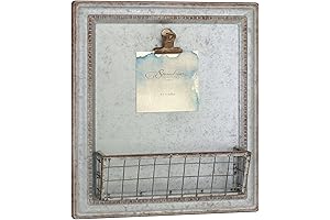 Stonebriar Beach House Galvanized Metal Wall Organizer