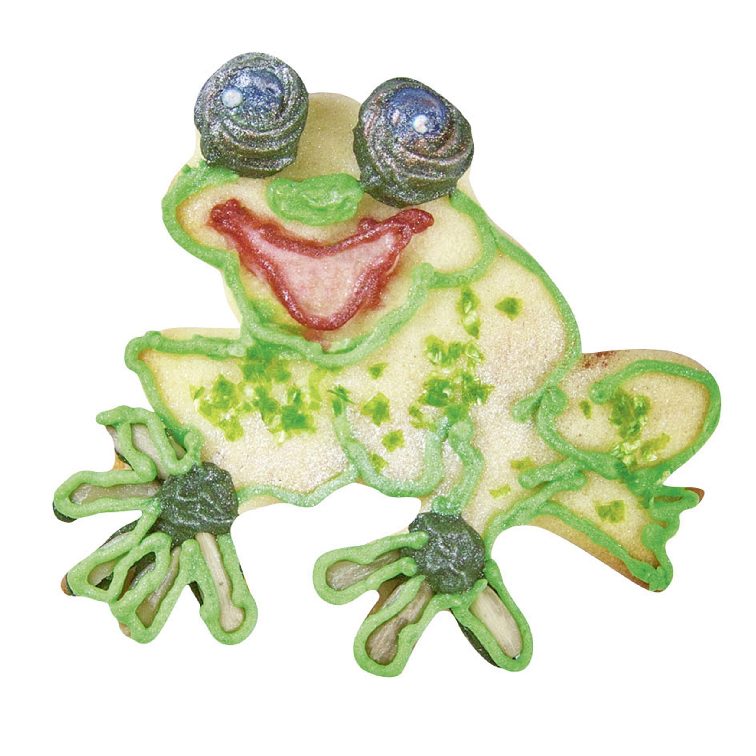 Stampo per biscotti a forma di rana, in acciaio inox, forma di rana in acciaio inox, stampo per cioccolato, stampo in acciaio inox, 1 pezzo
