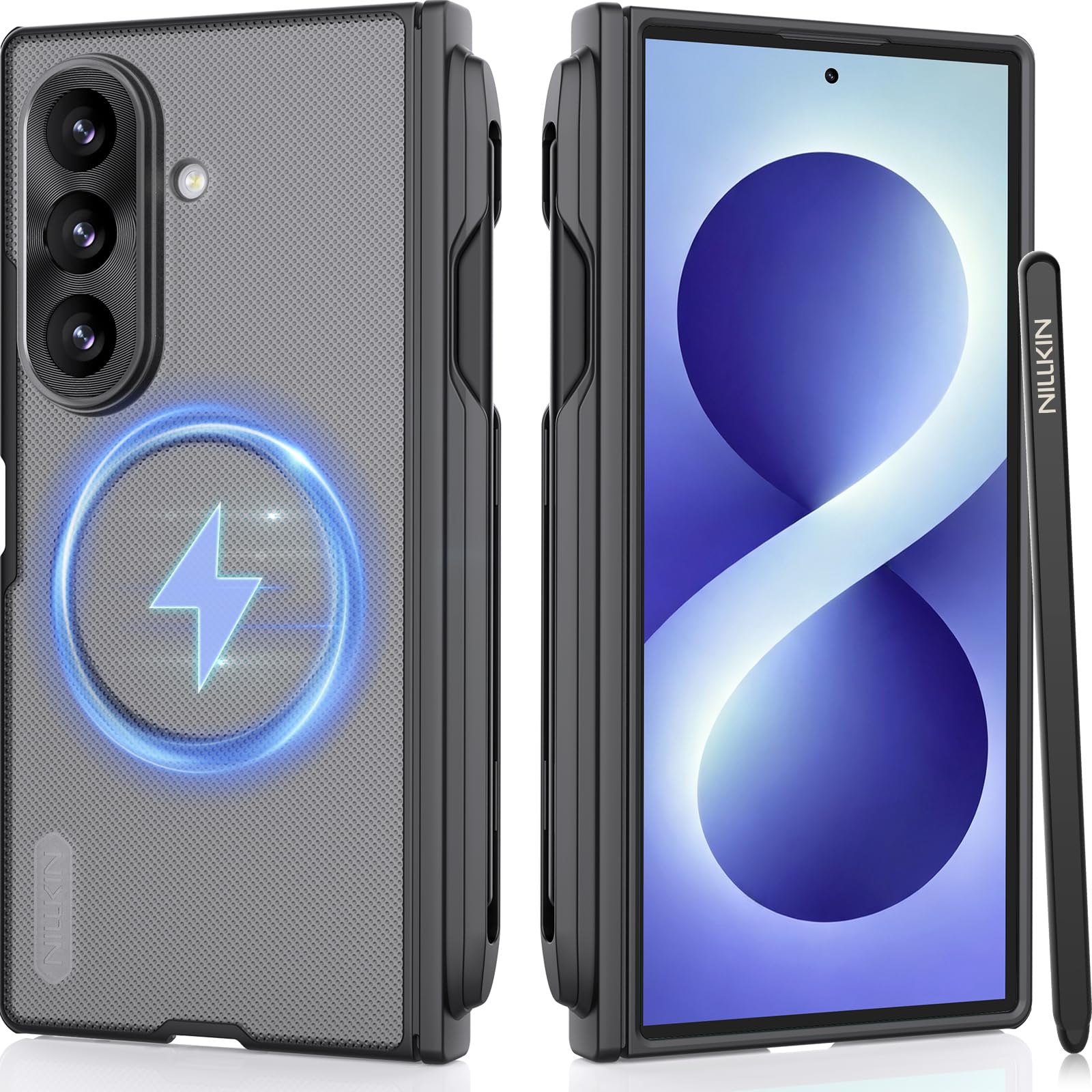 for Samsung Galaxy Z Fold 8 Ultra Magnetic Case with S Pen Holder, [Compatible with MagSa…