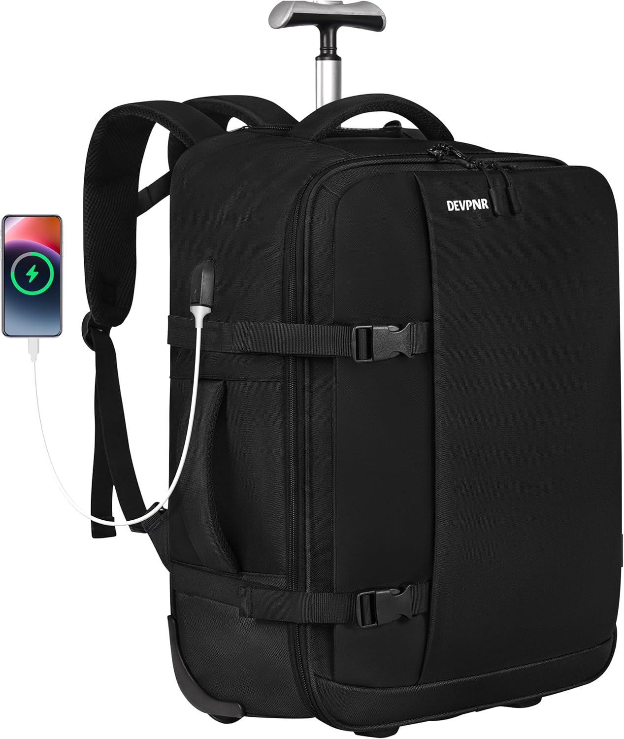 Laptop Backpacks Adult Rolling Backpack BAGSMART Rolling Travel