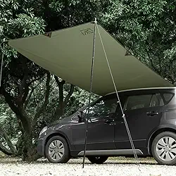 Toldo De Carro Portátil Para Suv, Toldo De Veículo Para Van De Acampamento, Caminhão, Não Precisa De Ferragens De Rack De Teto À Prova D'Água Uv50+