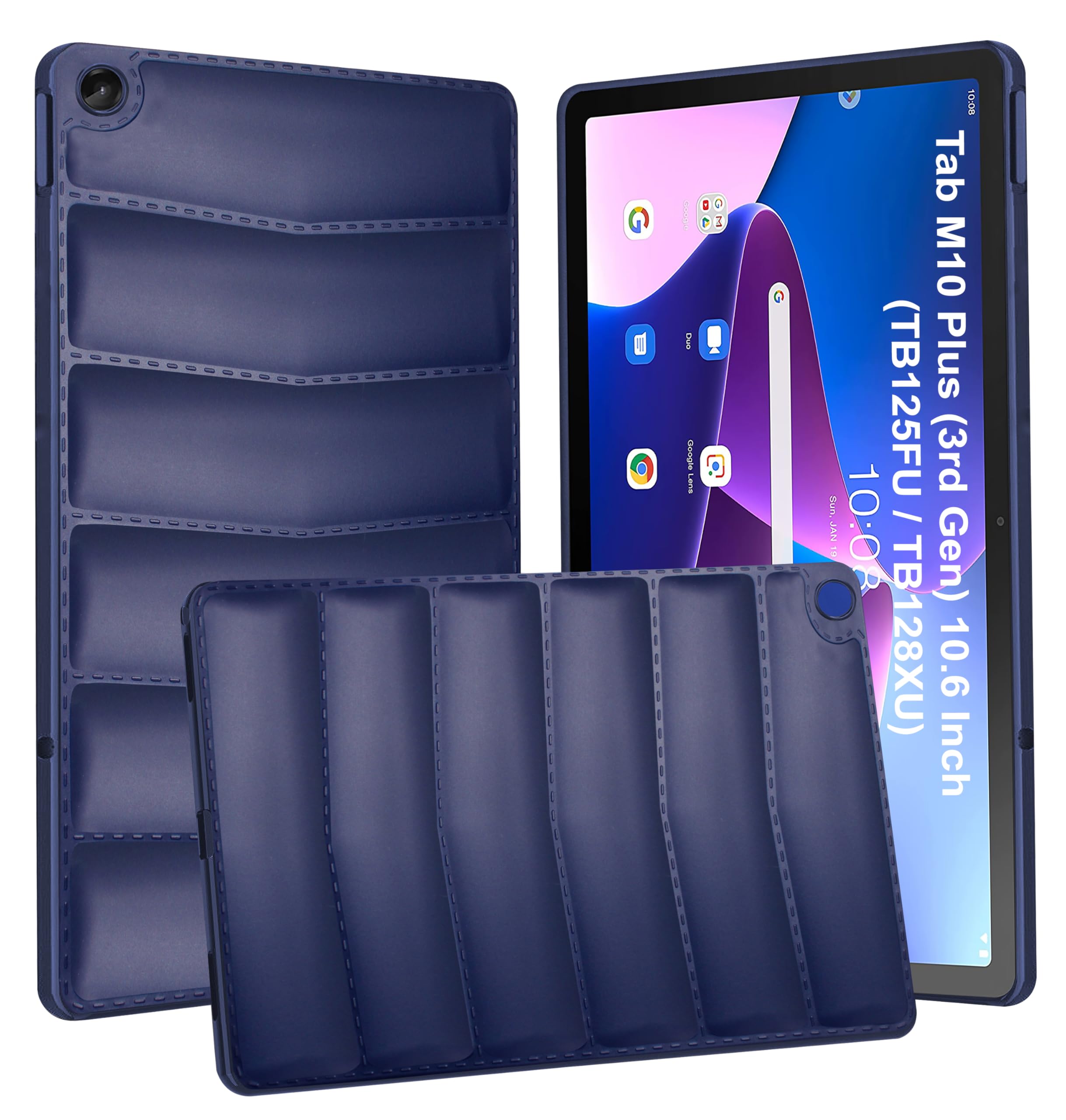 TGK Puffer Back Cover for Lenovo Tab M10 Plus 3rd Gen 10.6 Inch TB125FU TB128XU Case (Blue) (B0CY9LBTD4) Amazon Price History, Amazon Price Tracker