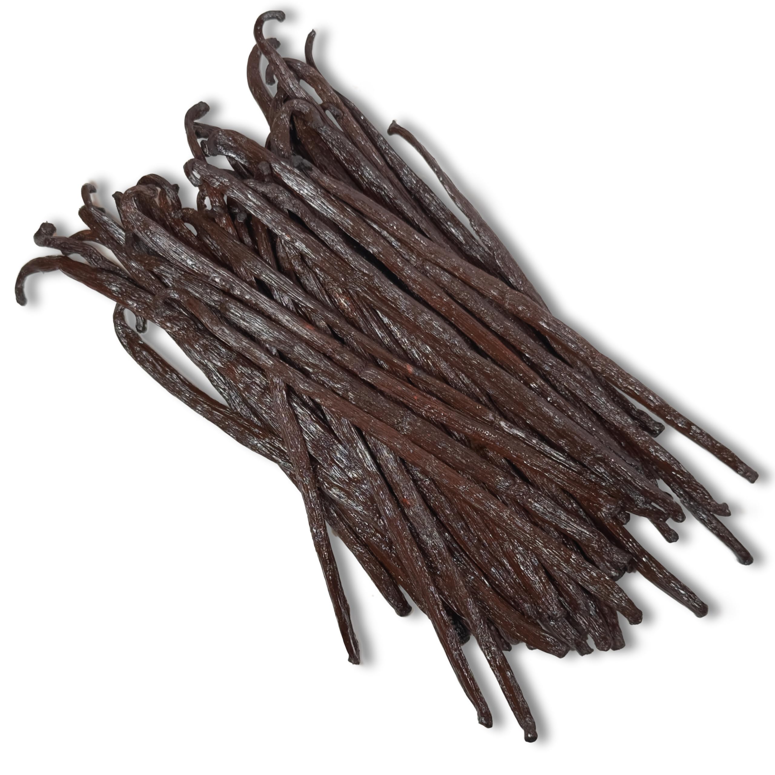 50 Gousses de Vanille Bourbon de Madagascar - 14-16 cm - Taille L - Planifolia "Réserve Prestige" - Qualité Premium - Charnues et Aromatiques - 100% Naturelles - Idéal pour Pâtisseries et Desserts