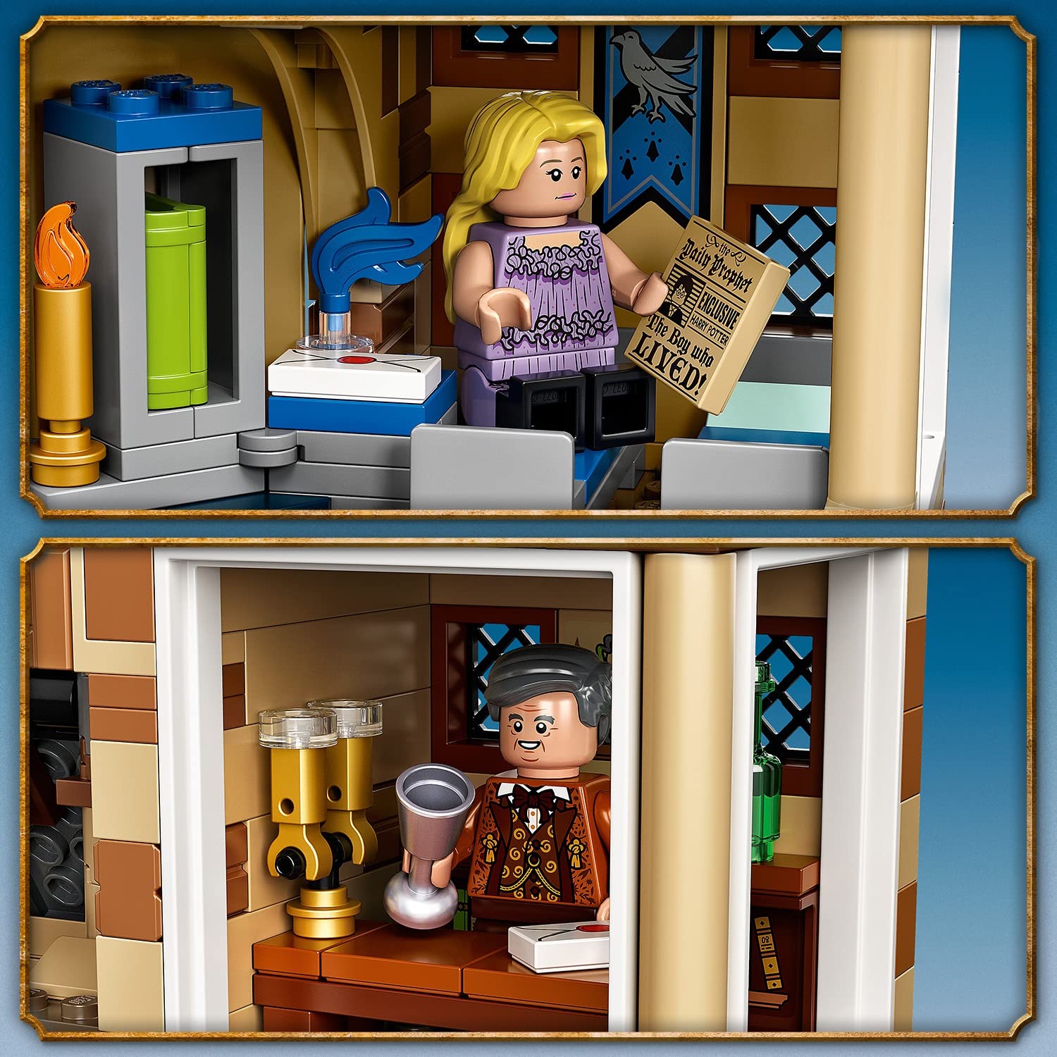 LEGO 75969 Harry Potter La Tour d'Astronomie de Poudlard, Jeu de Construction, Figurines Harry Potter, Hermione, Ron, Drago Malefoy, Jouet de Château