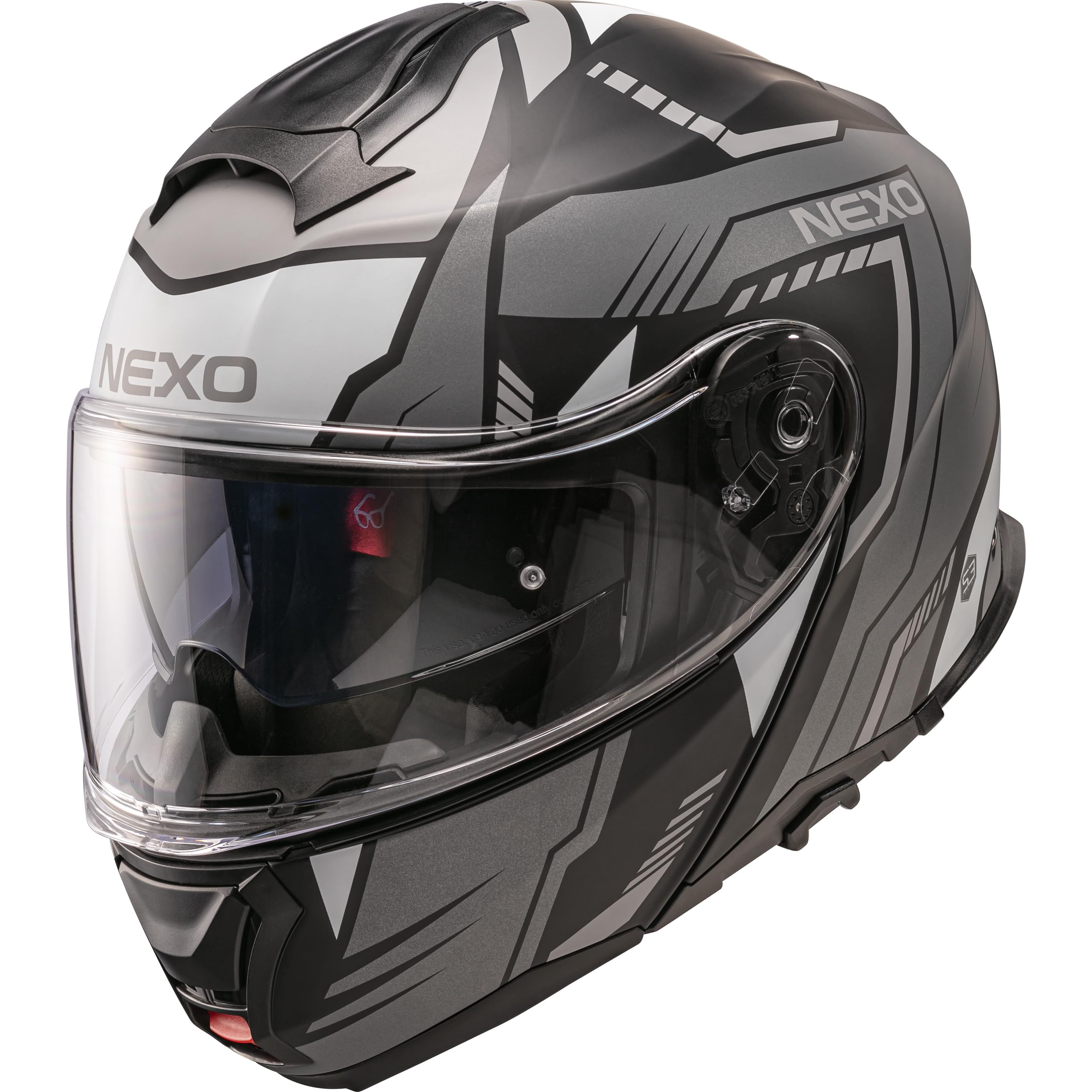 Nexo Klapphelm Comfort II ECE 22/06 Motorradhelm für Herren Damen Rollerhelm Helm