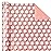 WRAPAHOLIC Reversible Christmas Wrapping Paper - Mini Roll - 17 Inch x 33 Feet - Santa Claus Wrapping Paper and Solid Rose Gold Design with Metallic Foil Shine for Chrsitmas, Holiday, Party