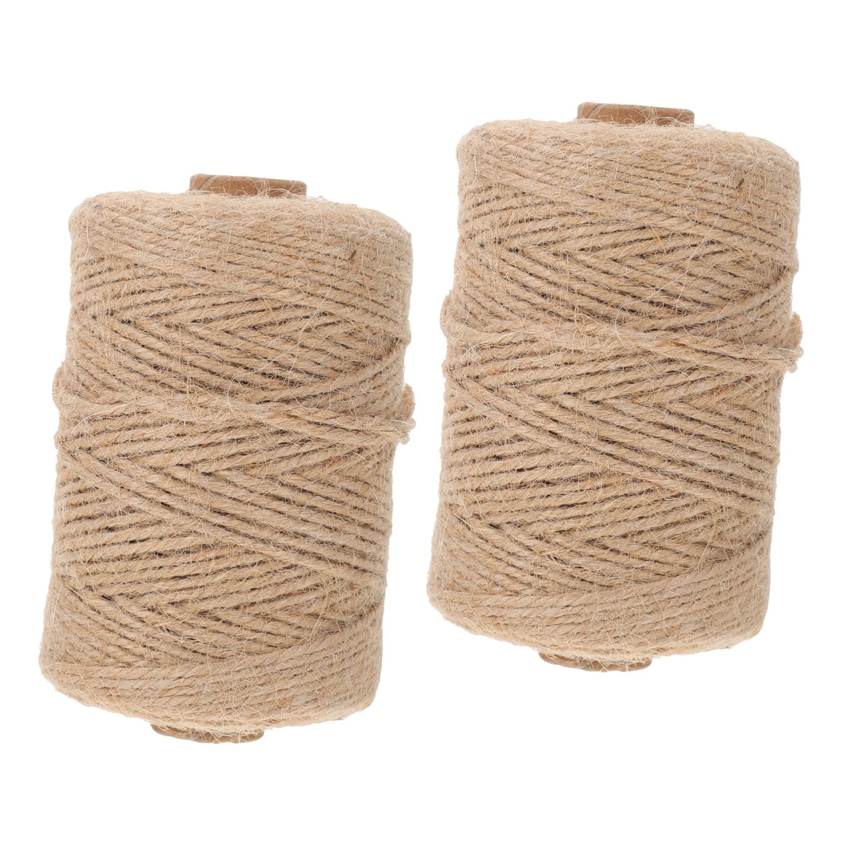 Toddmomy 2 Corda di Juta Naturale per Giardinaggio Fai da Te e Decorazioni Rustiche Spago Flessibile e Resistente per Legatura Confezioni Regalo e Progetti Creativi