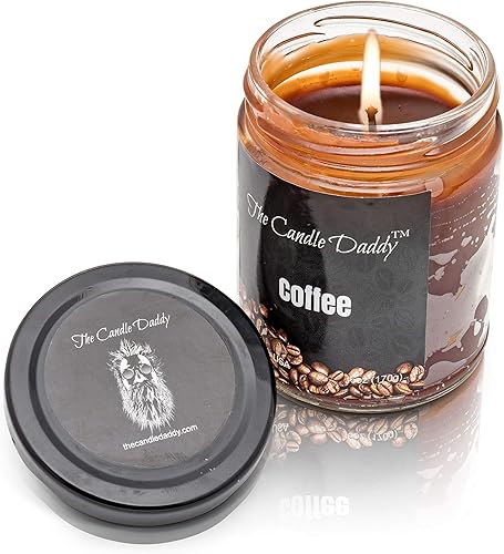 Miniatura 4 de Vela perfumada de café  Vela en tarro de 6 onzas  hasta 40 horas de combustión