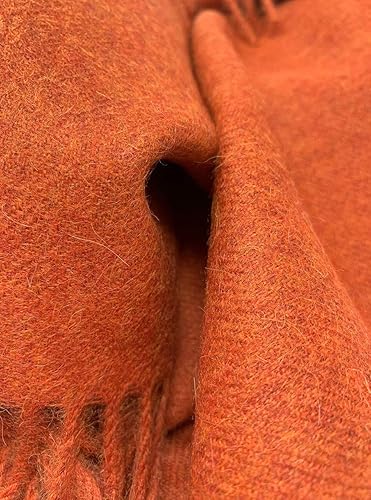 Vista 28 de Manta Cityscape 100% pura lana de alpaca bebé 6.6 pies de largo x 4.25 pies de ancho Ropa de cama hipoalergénica, suave y acogedora (Venecia)