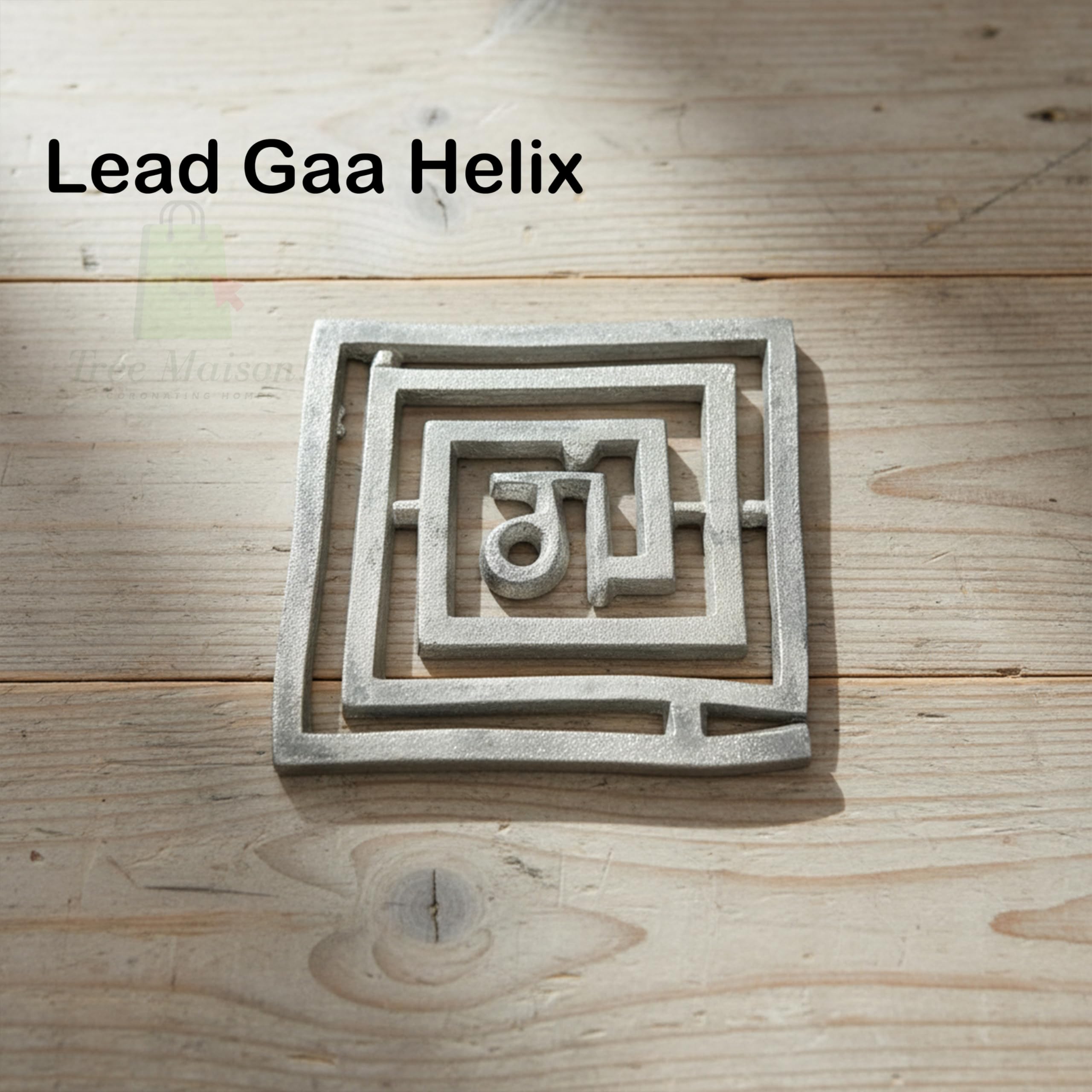 TREEMAISON Vastu Blei Gaa Helix | 3 Stück | Vastu Dosh Korrektur & Zonenausgleich für Zuhause & Büro | MahaVastu Abhilfe | Helix Remedy