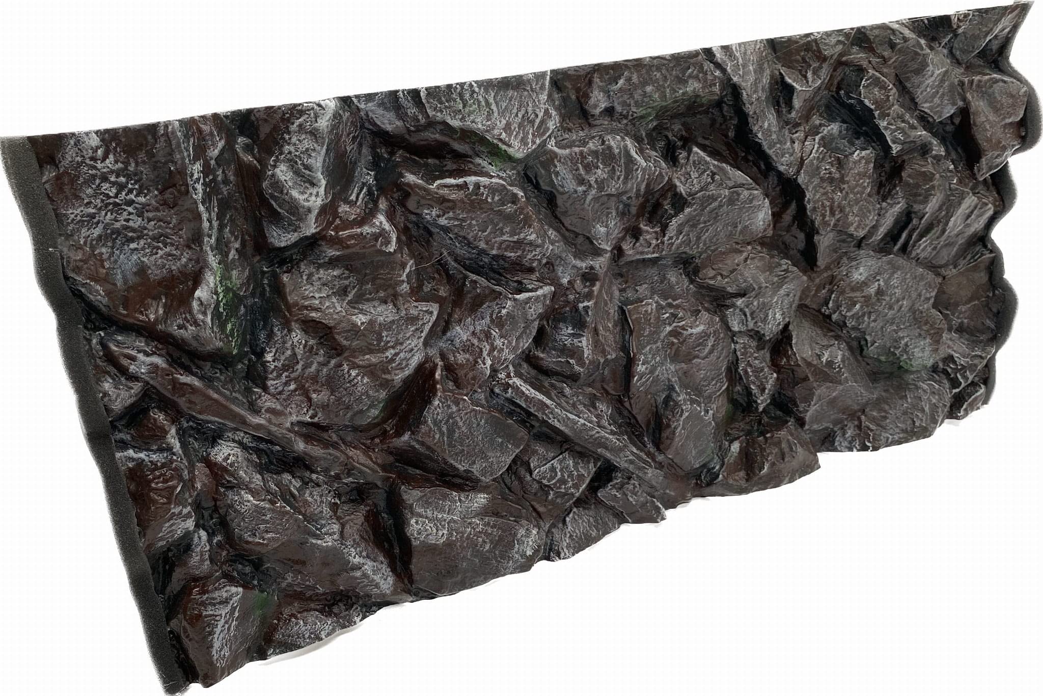Fond d'aquarium 3D sans collage paroi arrière PLASTIKO facile à monter 120x50 cm