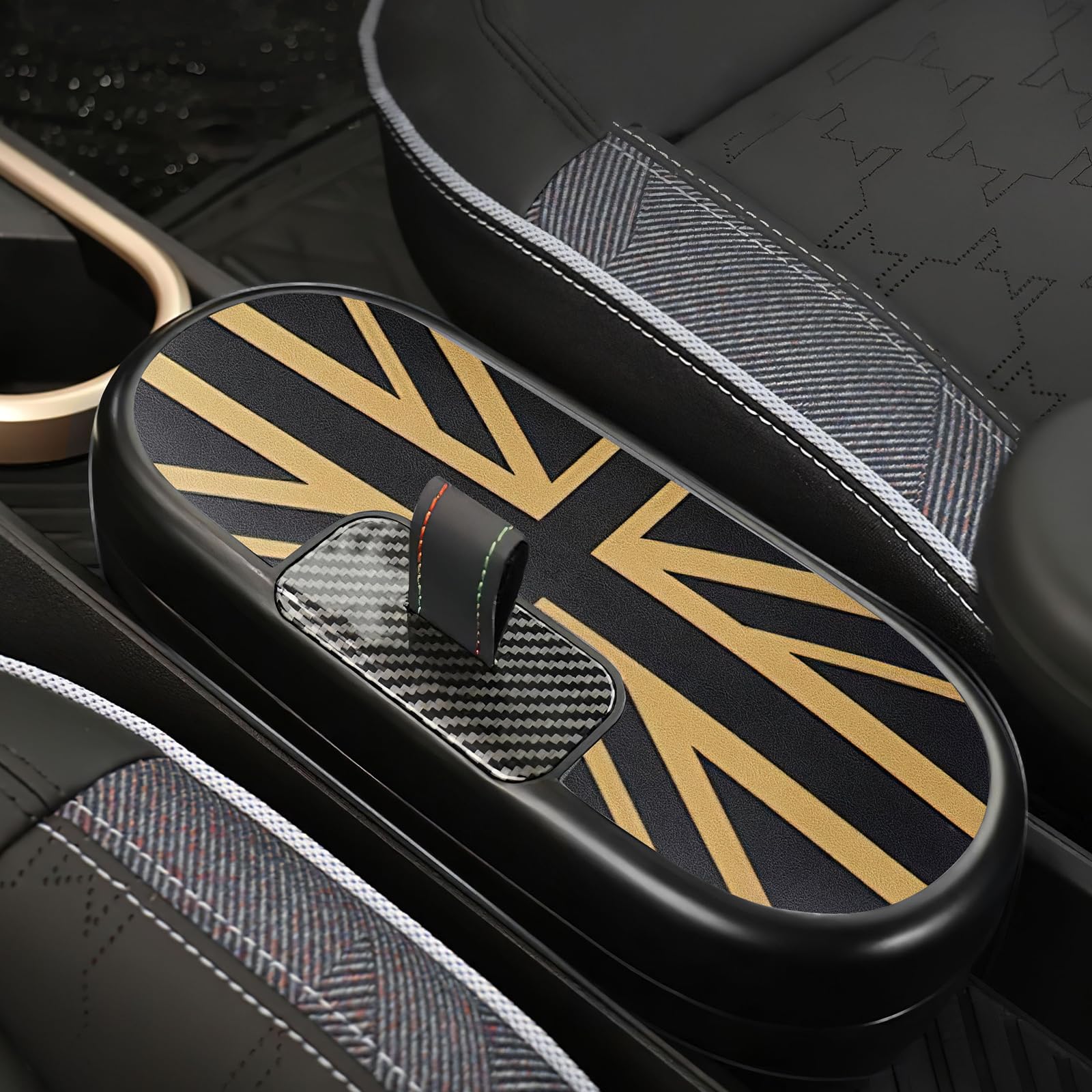 Boîte de rangement console centrale Organiseur accoudoir Plateau pour Mini Cooper Aceman J01 J05 2024 2025 Accessoires boîte de vitesses automatique Compartiment de rangement dans la console