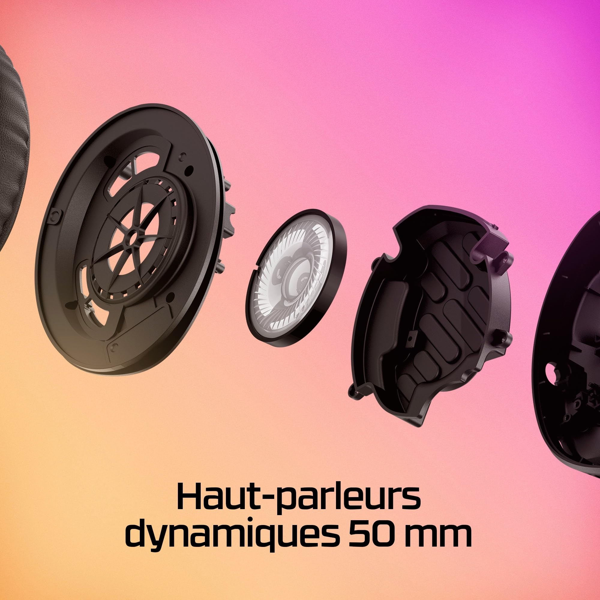 HyperX Cloud Stinger 2 - Casque de Jeu sans Fil - Compatible PC. Microphone pivotant avec Coupure Audio Automatique, Mousse à mémoire de Forme Confortable, 20 Heures Maximum d’autonomie