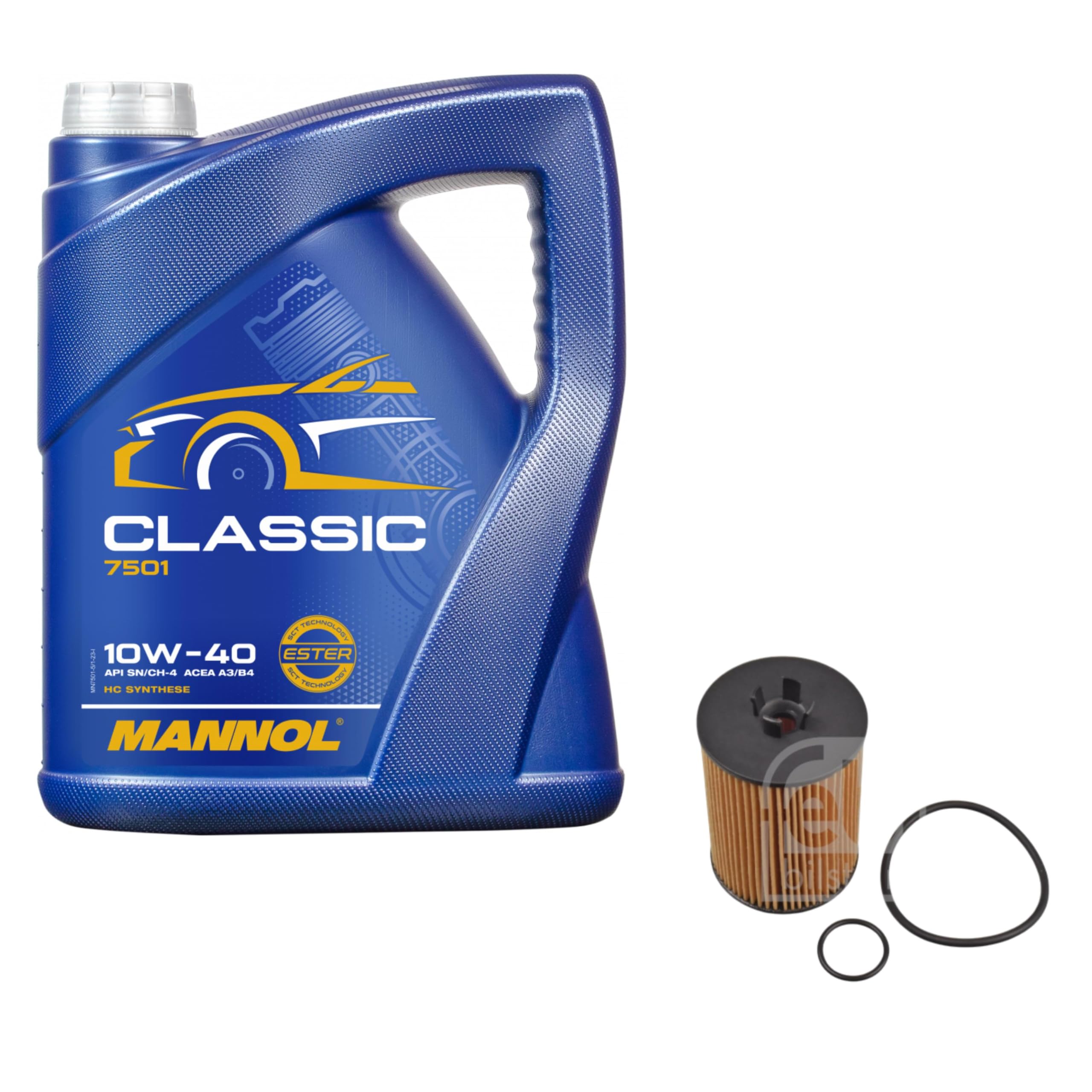 Inspektionspaket Wartungspaket Filterset mit Motoröl Classic 10W-40, Ölfilter