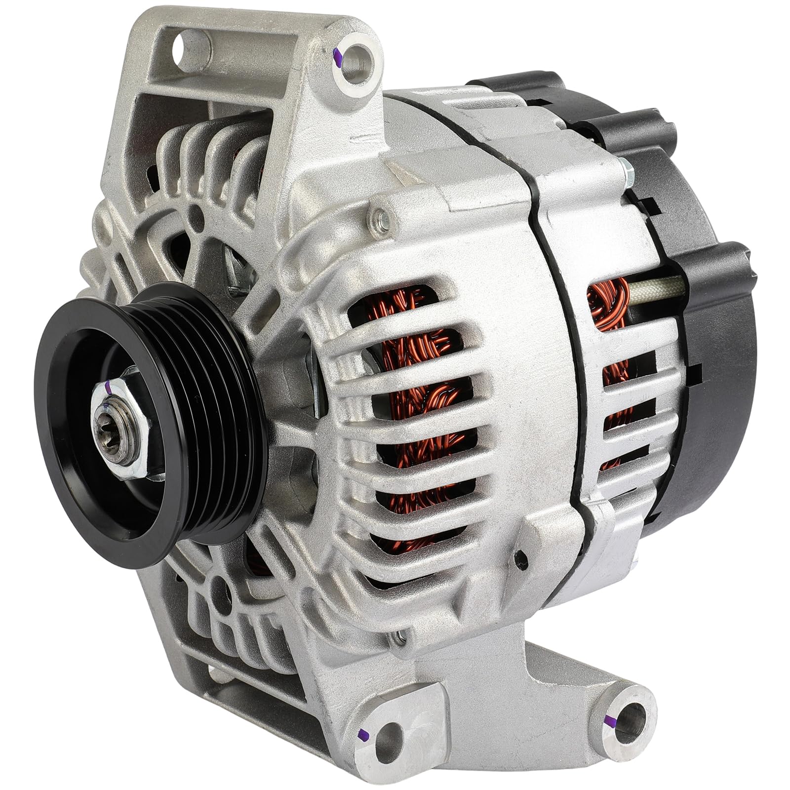 SCITOO Alternator Fits for Chevrolet for Malibu 2.2L 2004-2008,for Saturn for Ion 2.4L 2006-2007 12V 115Amp CW S5 Pulley Class High Output Alternator 11072-image-47