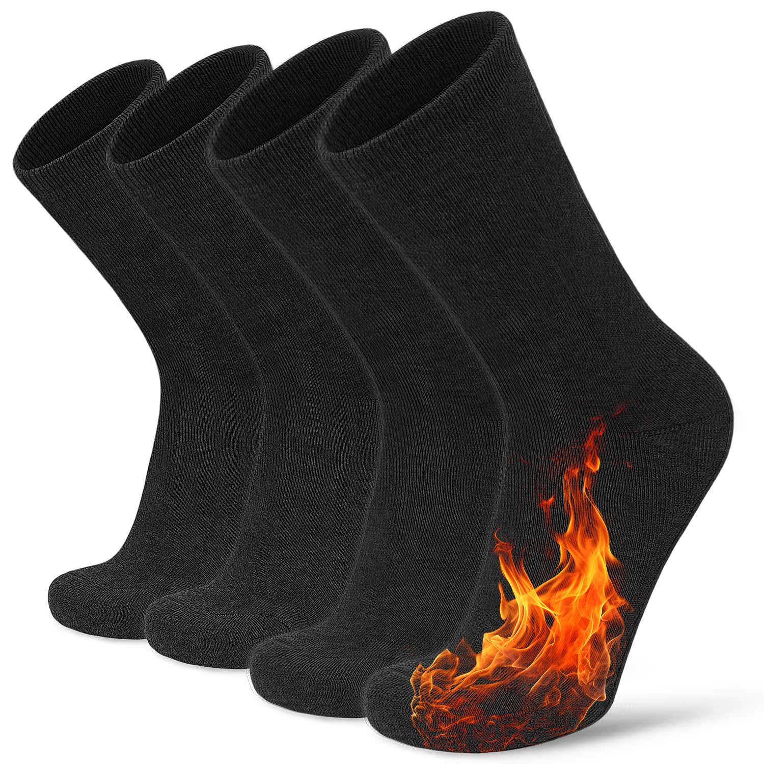 Iseasoo Copper Compression Socks for Men & Women Circulation-Ankle Plantar Fasciitis Socks Support for Athletic Running