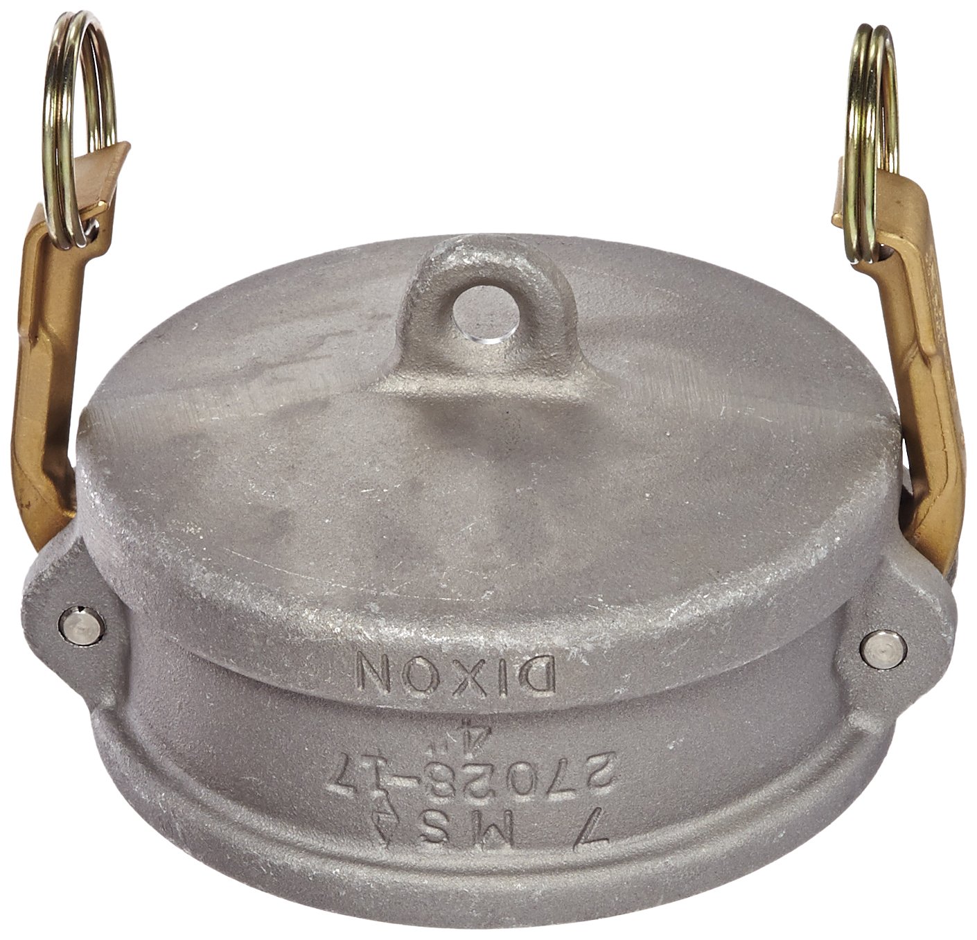 Dixon 400-DC-ALH Aluminum Hard Coat Type DC Cam and Groove Hose Fitting, Dust Cap, 4"