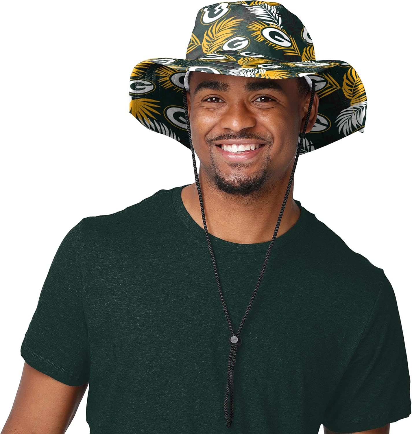 NFL Team Logo Floral Sport Outdoor Sun Bucket Boonie Hat - Image 2