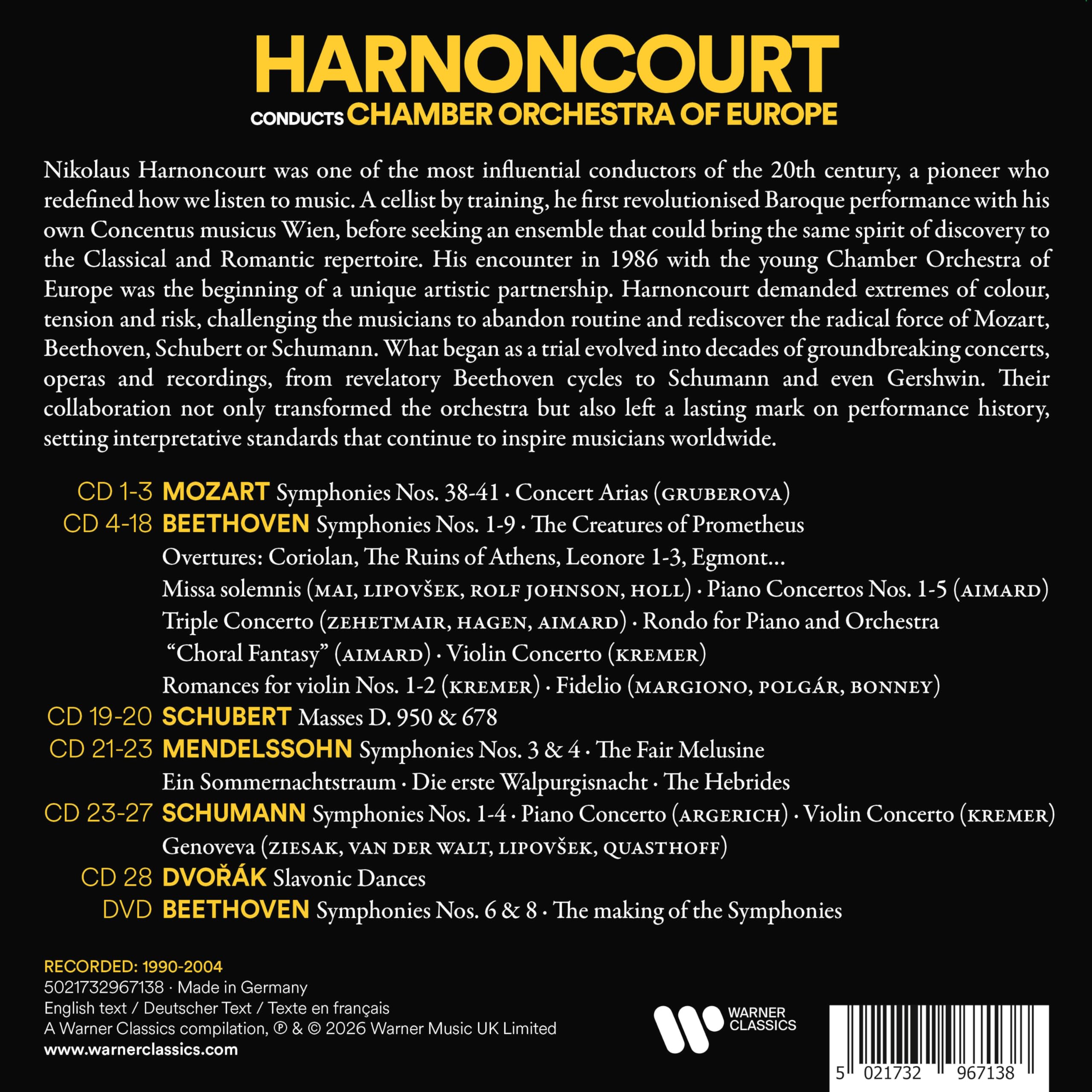 The Complete Teldec Recordings
