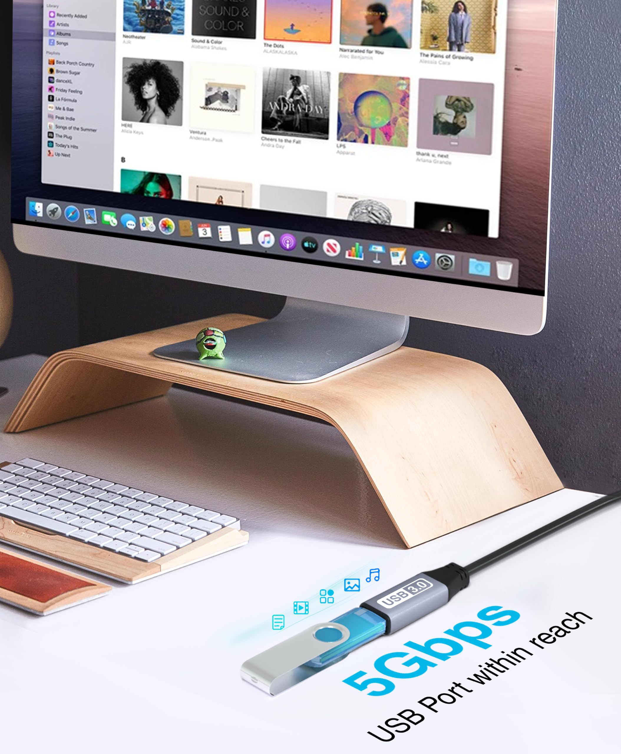 BlueRigger Cable de extensión activo USB 3.0 (6 pies, 2 unidades)