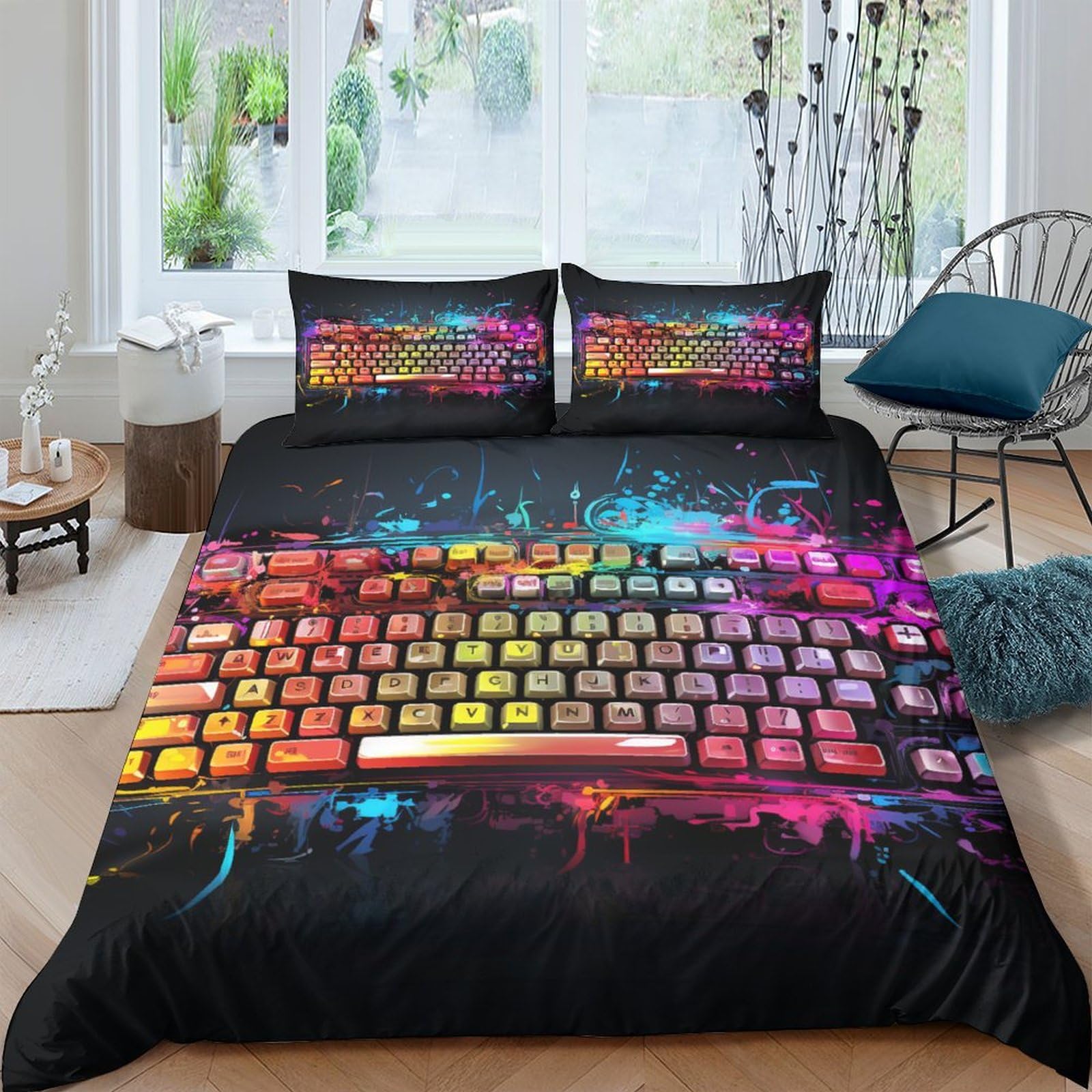 Housse de couette 3D confort en microfibre premium de qualité supérieure