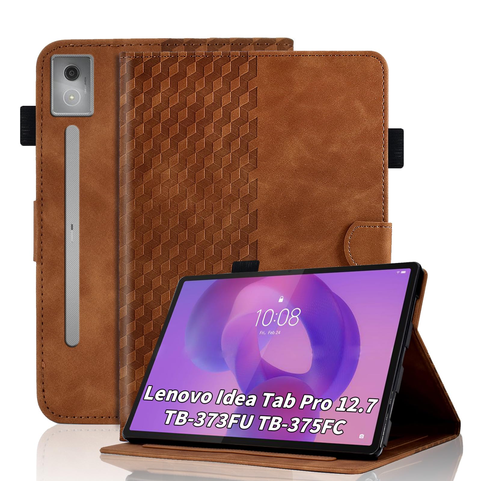 Case for Honor Pad X8a 11 Inch Tablet 2024 Protective Case Premium Leather Folio Smart Case with Auto Sleep/Wake Pen Holder Card Slot for Honor Pad X8a- Dark Green — view 98