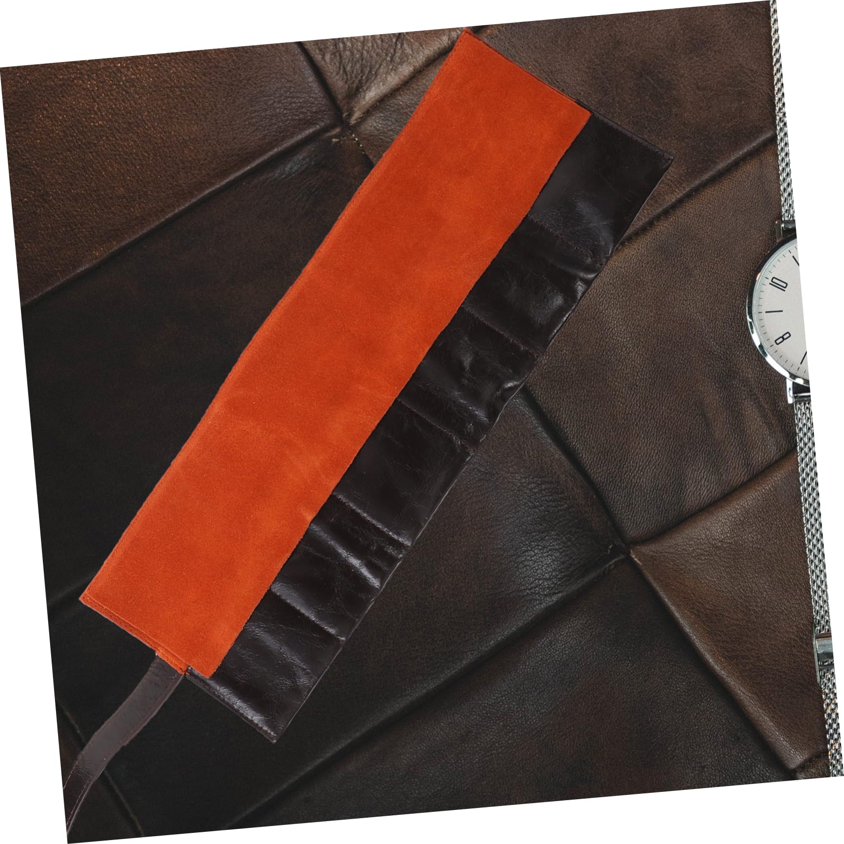 Borsa Porta Orologi in Pelle - Organizer Da Viaggio Per Orologi Da Uomo E Da Donna Contenitore Con Scomparti Multipli