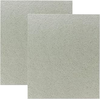 YQBOOM 2 PCS Waveguide Cover, Universal Mica Sheet for All Microwave Oven, Cut to Size, 150X120mm