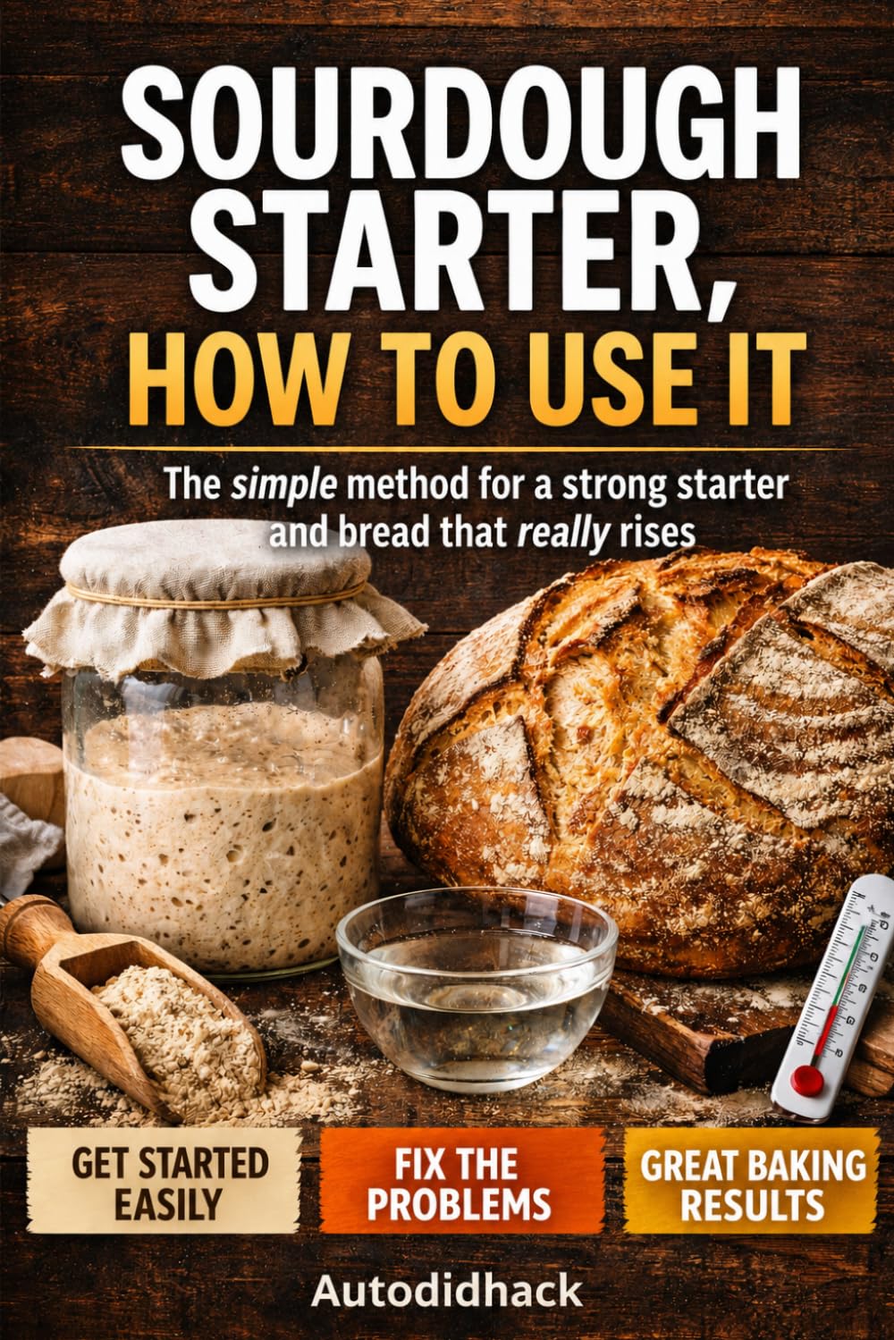 Sourdough starter, how to use it: The simple method for a strong starter and bread that really rises