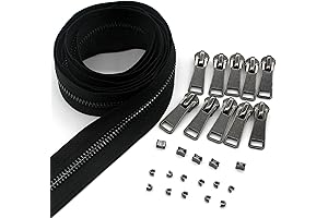 #5 Metal Zipper by the Yard Bulk with sliders