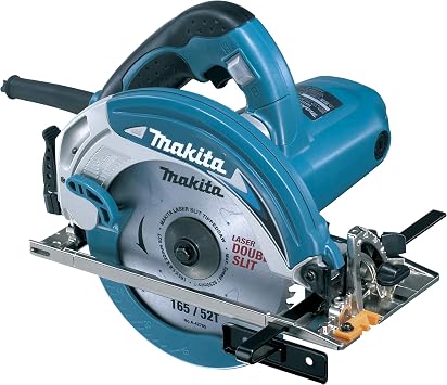 Makita Electric Circular Saw, Blade Diameter 6.5 inches 165 mm / Cutting Depth 2.2 inches 57 mm, Aluminum Base, 5637BA