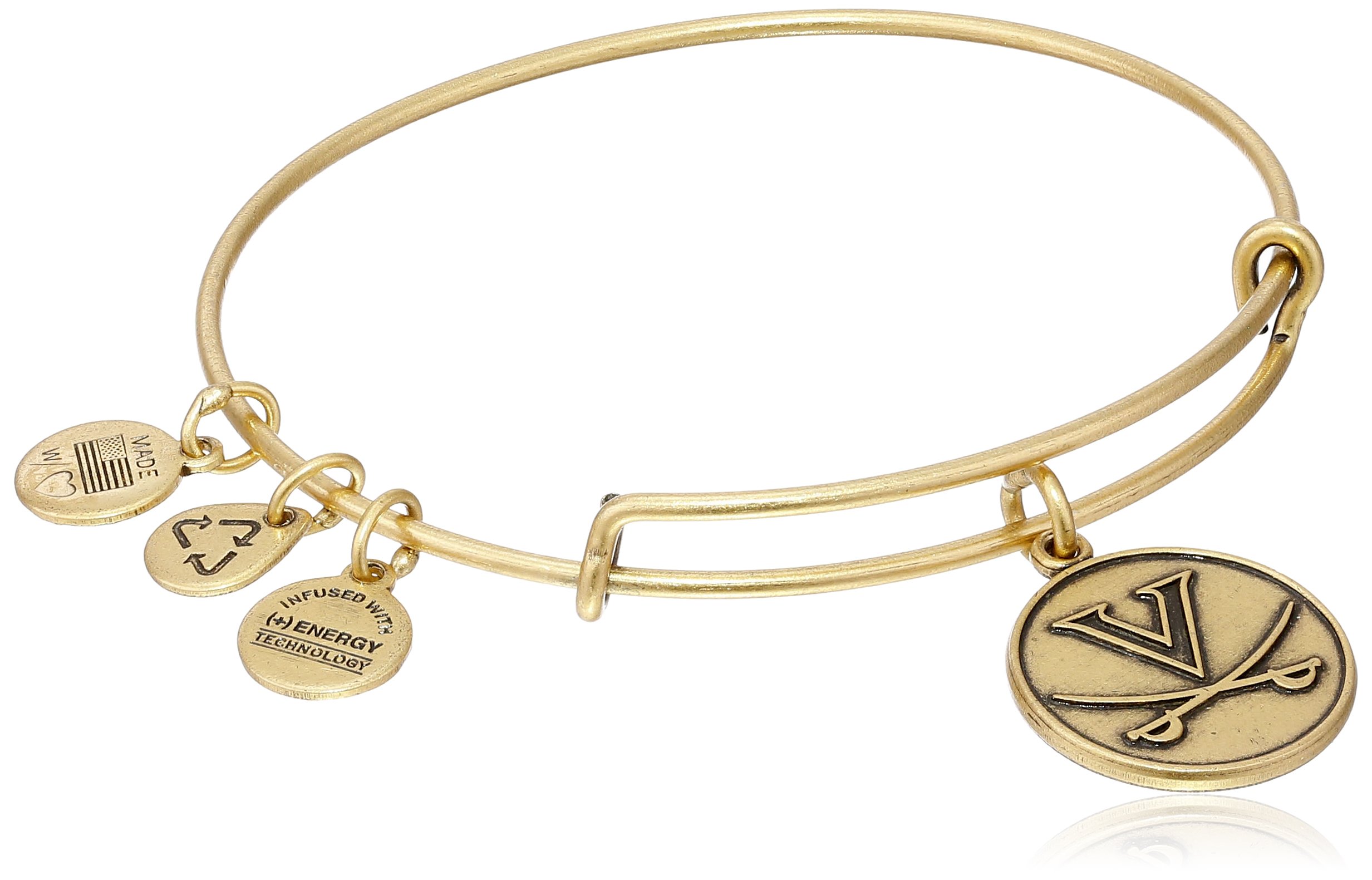 Alex and Ani University of Virginia Logo Expandable Bangle Bracelet