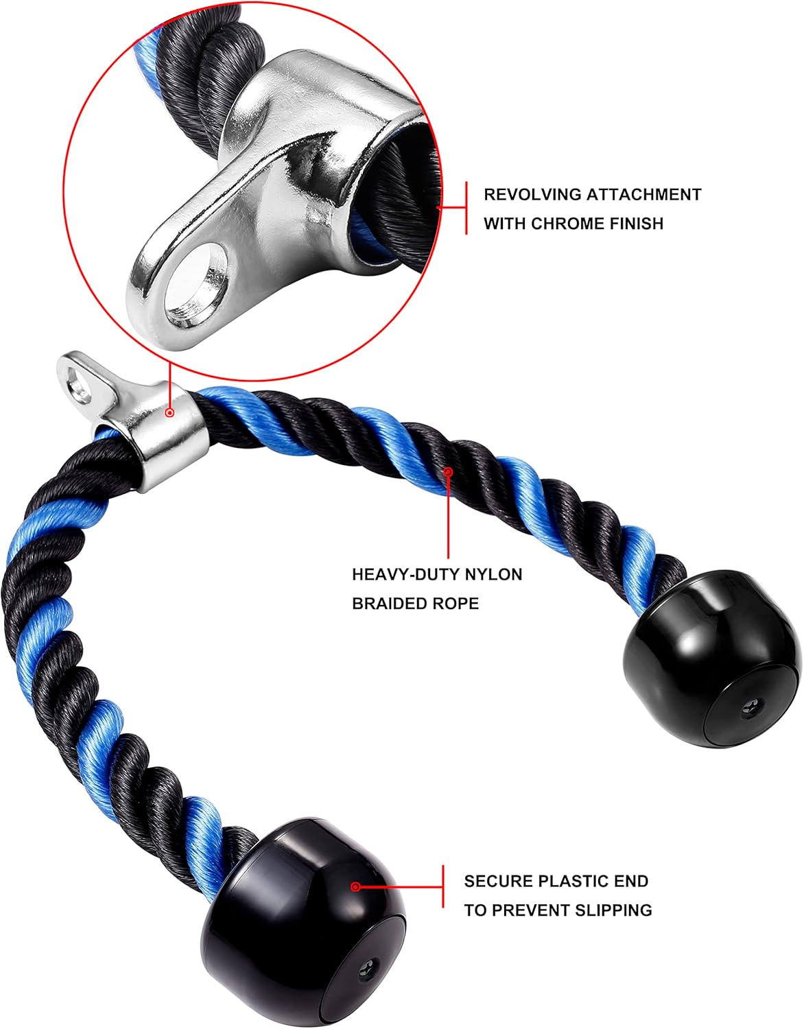 Maximize Your Strength: Review of the Deluxe Tricep Rope Pull Down Cable