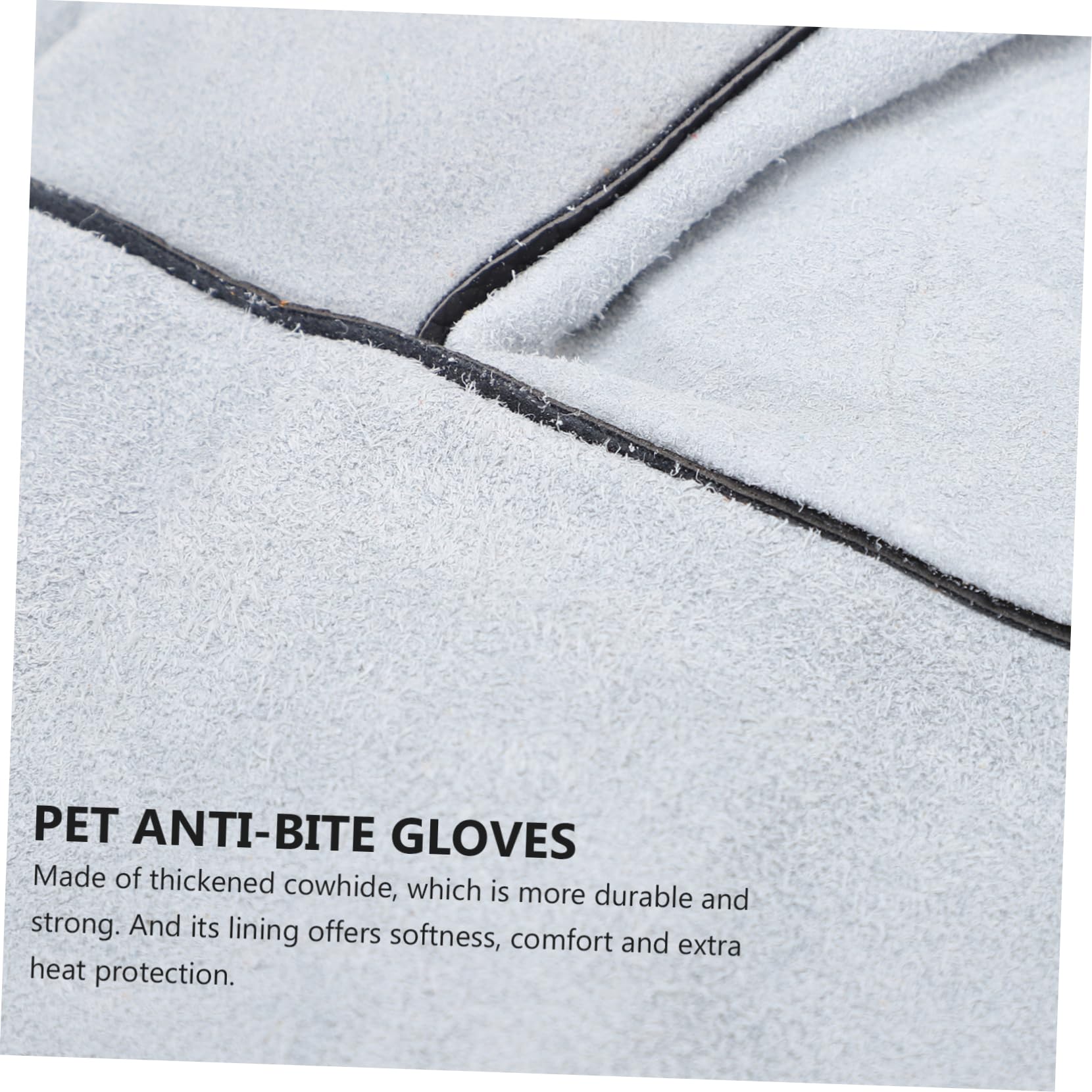 1 Paar Haustier-Anti-Biss-Handschuhe, bisssichere Hundehandschuhe, Fütterungshandschuhe, Haustier-Badehandschuhe, Haustier-Schutzhandschuhe, Fellpflege-Handschuhe, Stulpen, kosmetische Leder-Anti-Hand