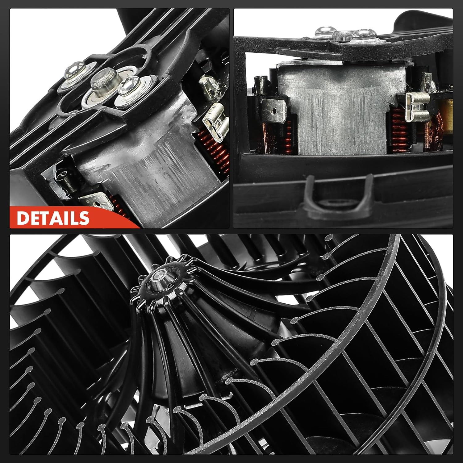 A-Premium Front HVAC Heater Blower Motor Compatible with Mercedes-Benz C280 1994-1995, C220 1994-1995, C36 AMG 1995, with Automatic Climate Control - Replace# 2028204942, V30031729