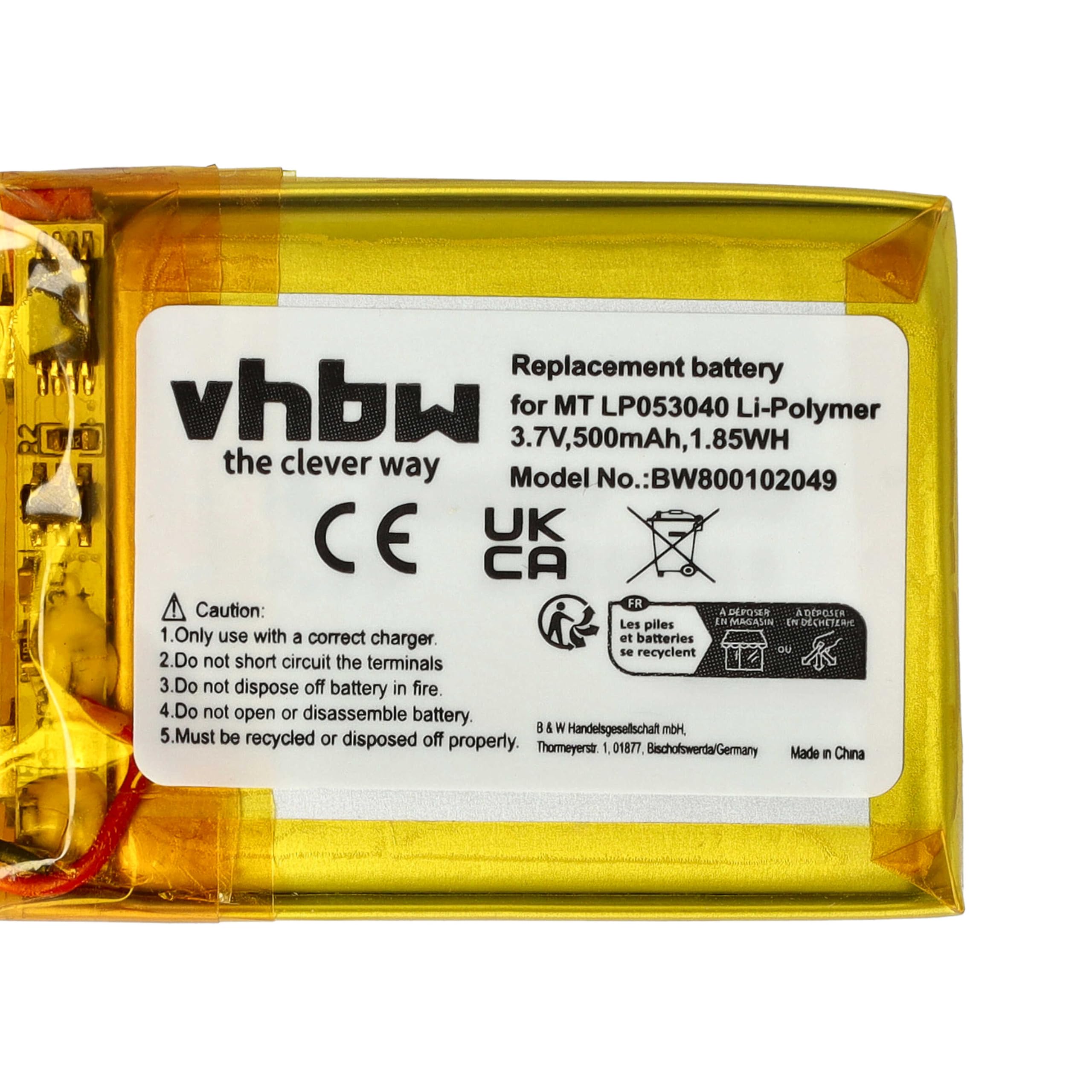 Batteria per iDect X2i X2d X2di M2 X2 M1 600mAh