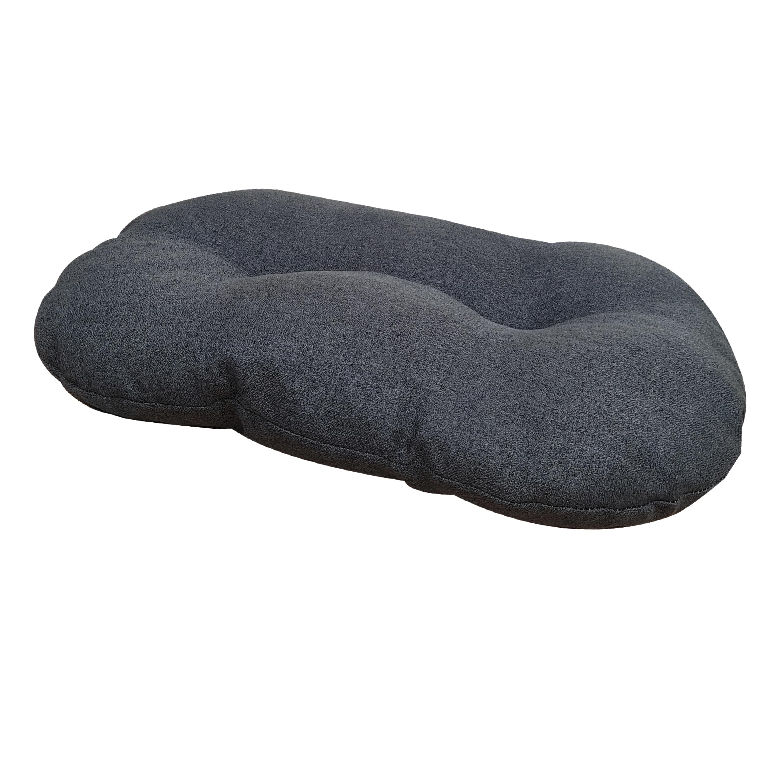 Croci Hydro Oval Dog Cushion, Waterproof, Water Resistant, Fabric, Washable, Easy Clean, Grey, 61 x 40 cm