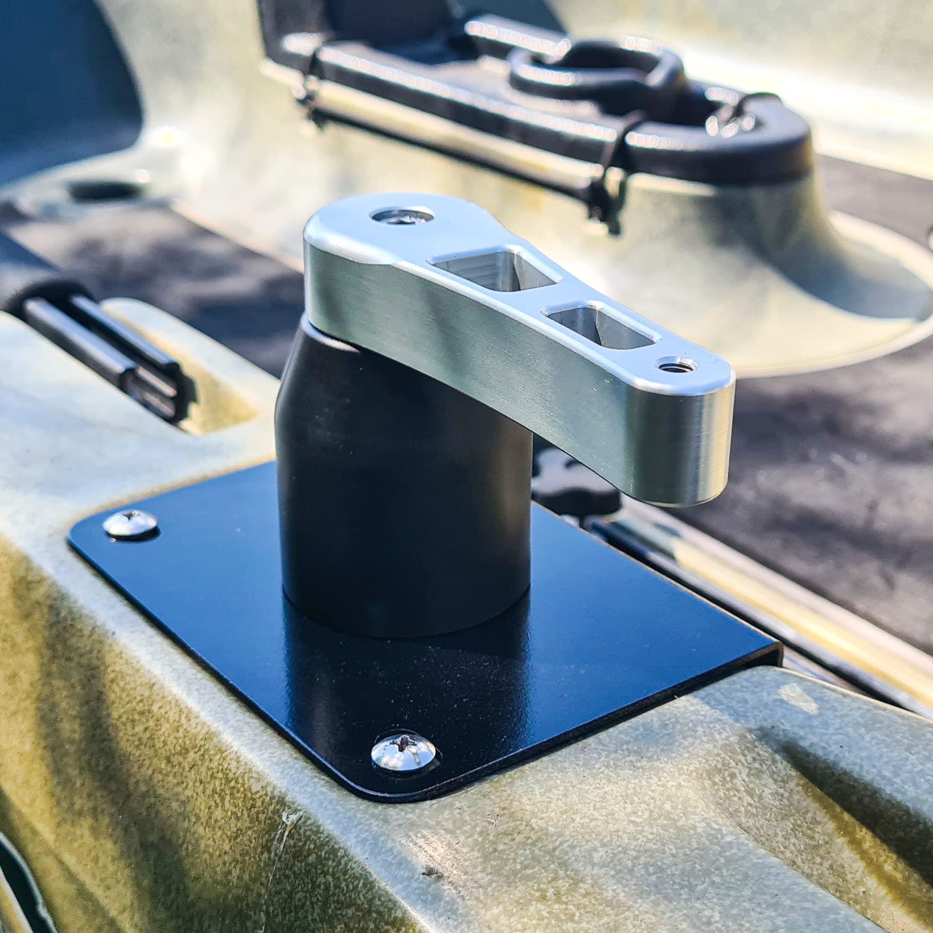 BerleyPro Premium Aluminum Handle Kayak Steering and Bushing System Compatible with Native Watercraft Slayer Max 10/12, Titan 10.5, Titan 12, Slayer 12.5, Manta, Titan 13 Kayak Accessory