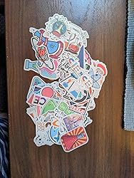 Amazon.com: Science Stickers, 200PCS Funny Laboratory Science Stickers ...