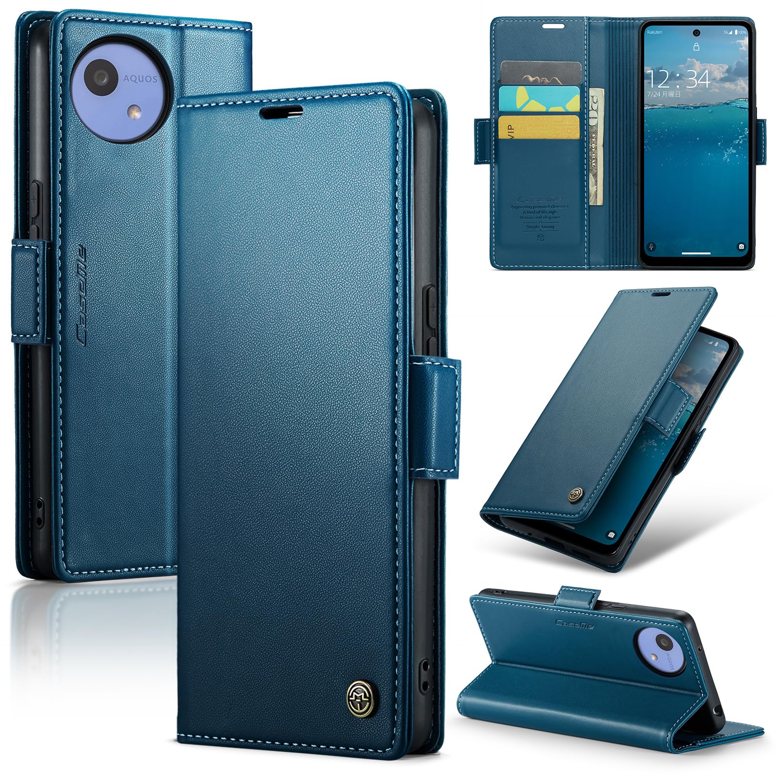 Amazon.co.jp: AQUOS wish5 ケース 手帳型 AQUOS wish5 SH-52F 手帳型