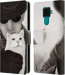 Official Tummeow Alien Cats 2 Leather Book Wallet Case Cover Compatible for Huawei Nova 5i Pro/Mate 30 Lite - coolthings.us