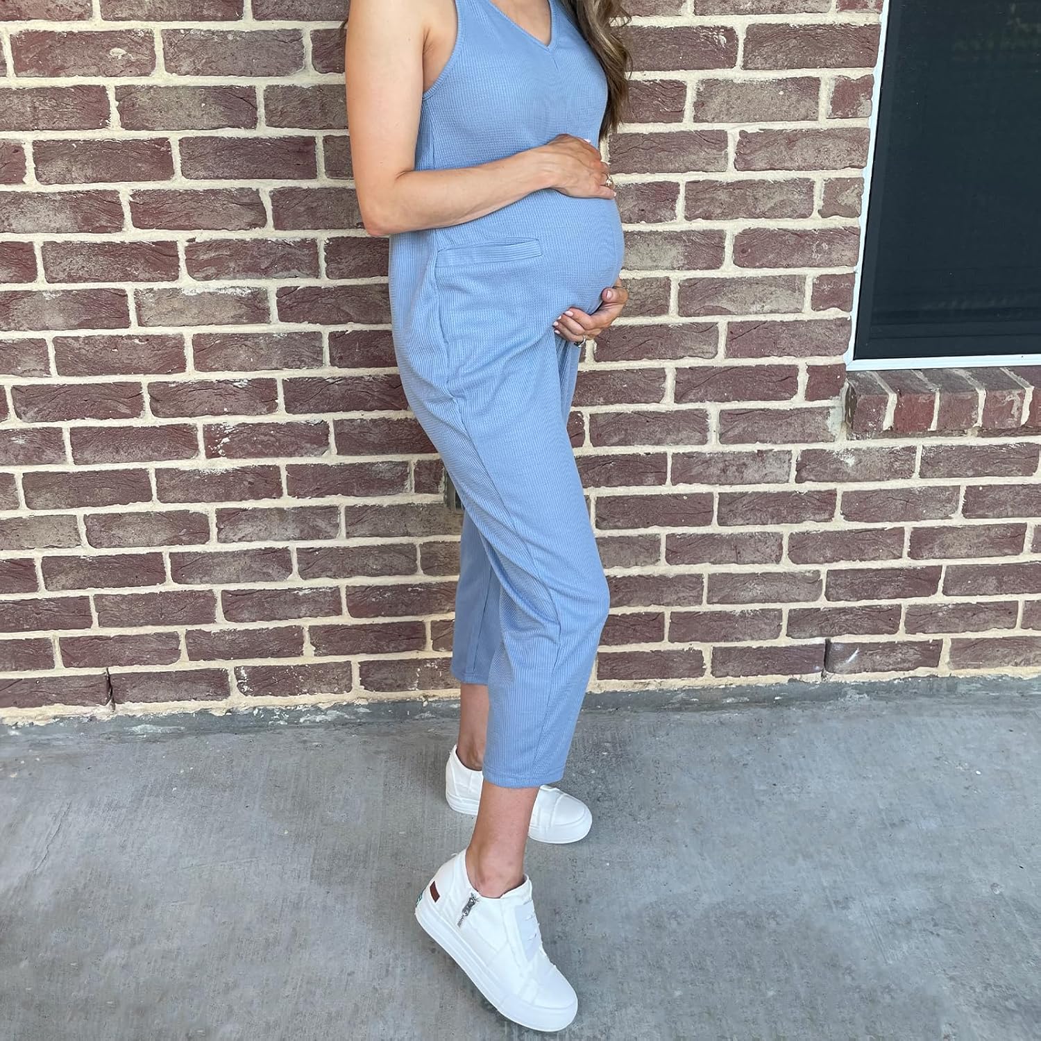 JENN ARDOR Wedge Sneakers for Women Fashion Canvas Shoes Casual Platform Hidden Heel Womens Slip On Sneaker Non Slip Side Zipper - Image 3