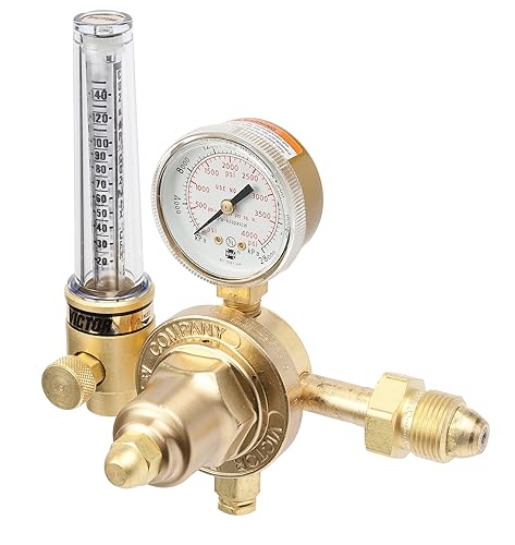 Victor Technologies 0781-3873 HSR-2570 - Cilindro medidor de flujo de servicio medio con mezcla de argóndióxido de carbonoregulador de helio con 3