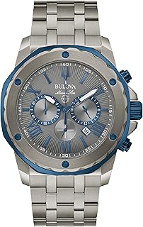 Bulova Men's Blue Accent Chronograph Watch