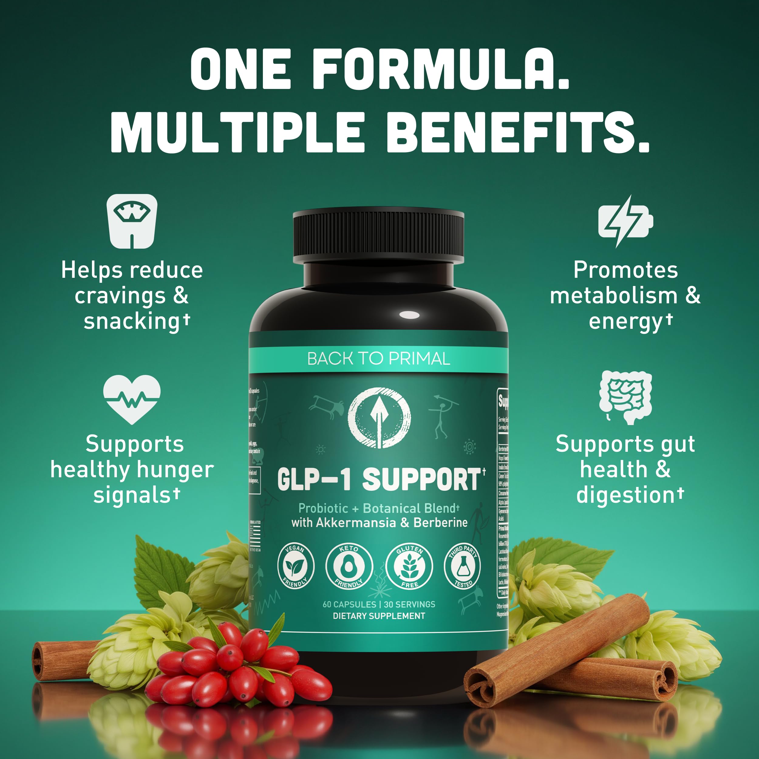 GLP-1 Support Capsules for Weight Loss & Appetite Control — Amazon image 2